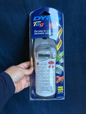 Vintage 2004 DYMO LetraTag Handheld Electronic Label Maker Sealed New Paper Tape